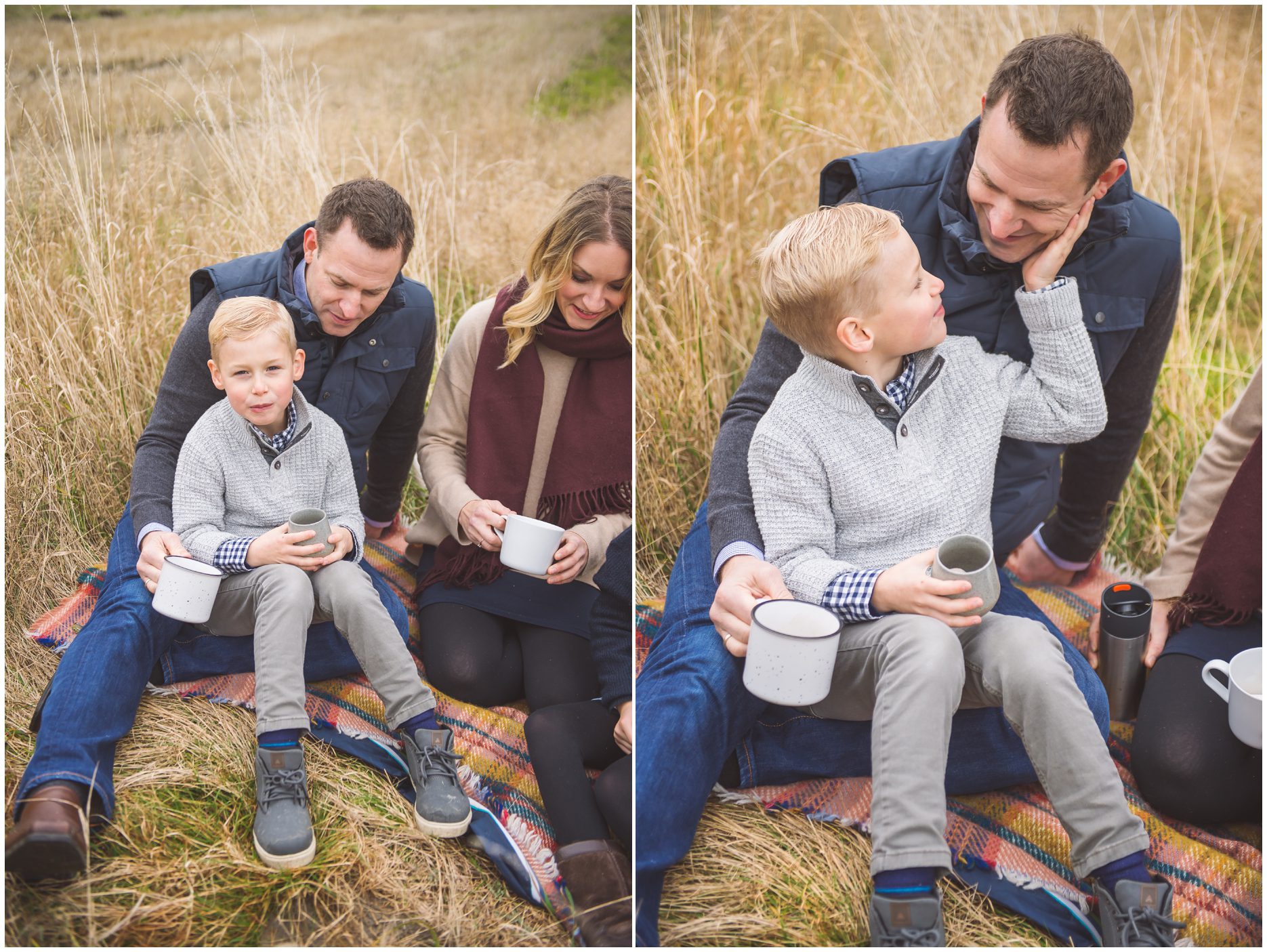 nydelig familiebilder fra utefotografering